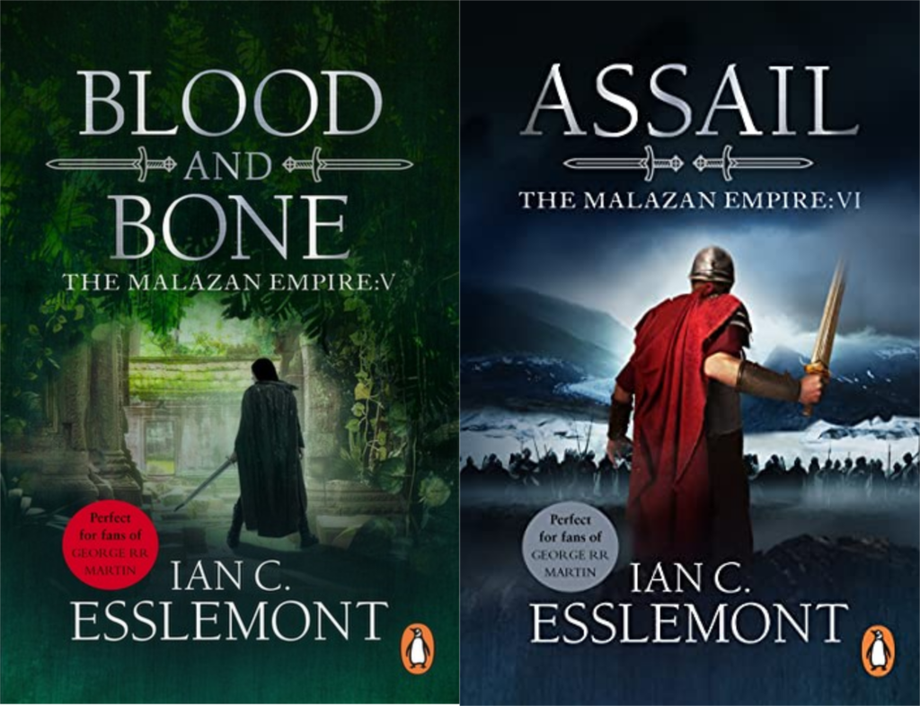 The final new covers for the Malazan Empire novels – Unabridged Burners